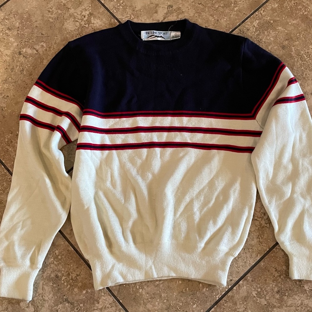 Vintage Sweater Large Incline Sports Vintage